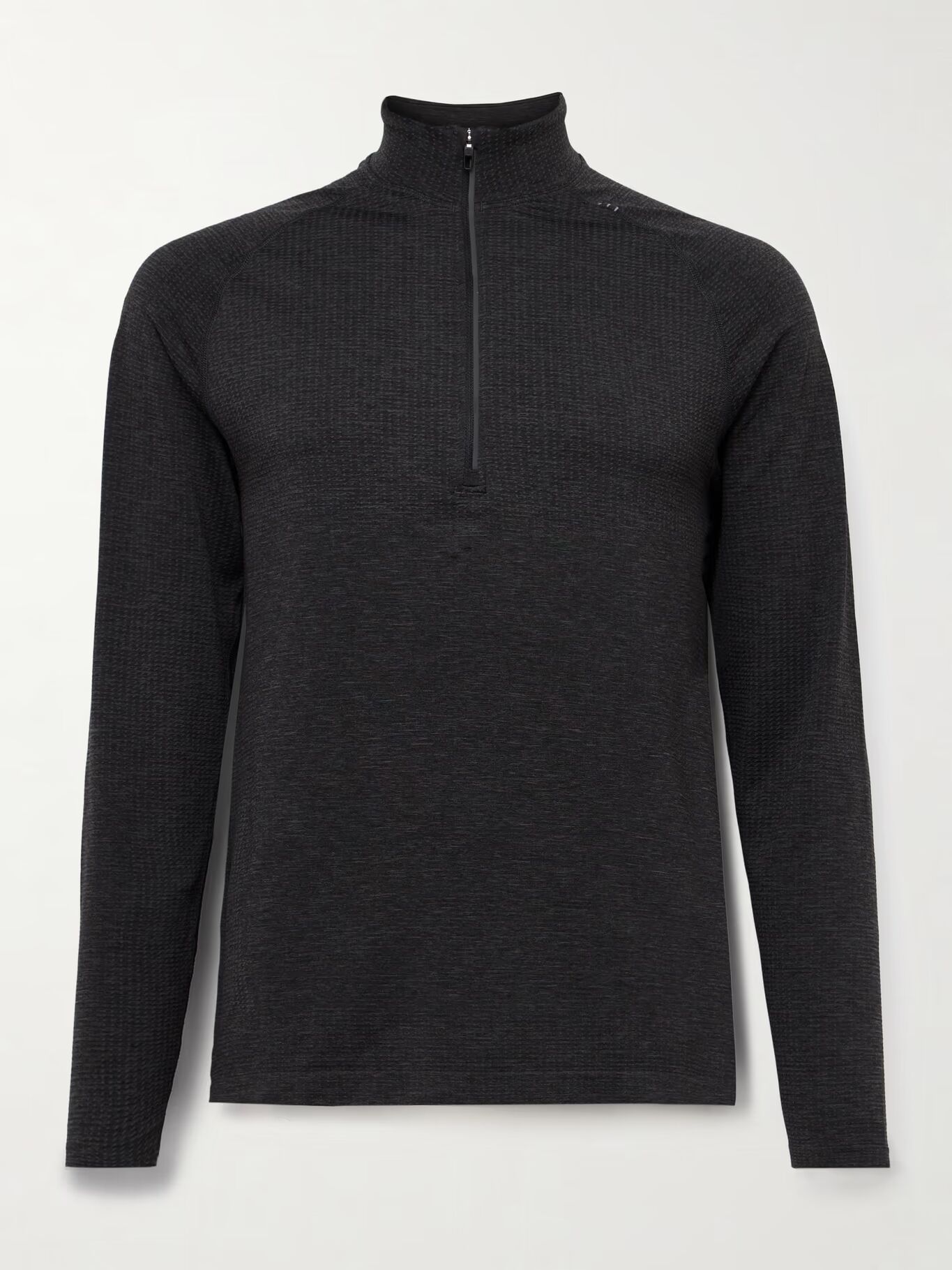

Топ Metal Vent Tech 2.5 Slim-Fit из эластичного джерси с полумолнией LULULEMON, серый