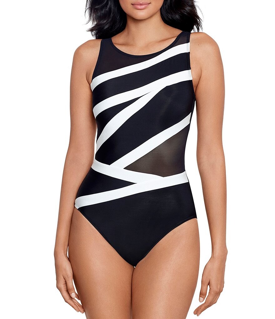 

Сплошной купальник Miraclesuit Spectra Somerpointe, черный