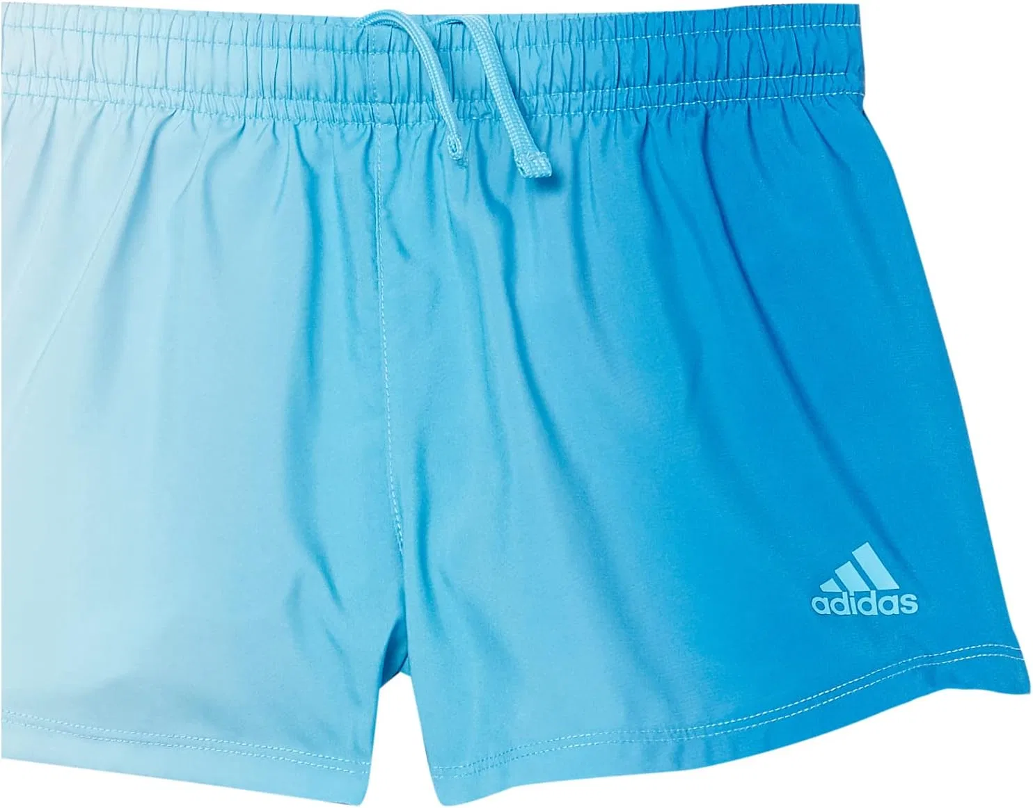 Детские шорты Adidas с эластичным поясом, градиентный дизайн, размер 22, Blue Rush — фото 2