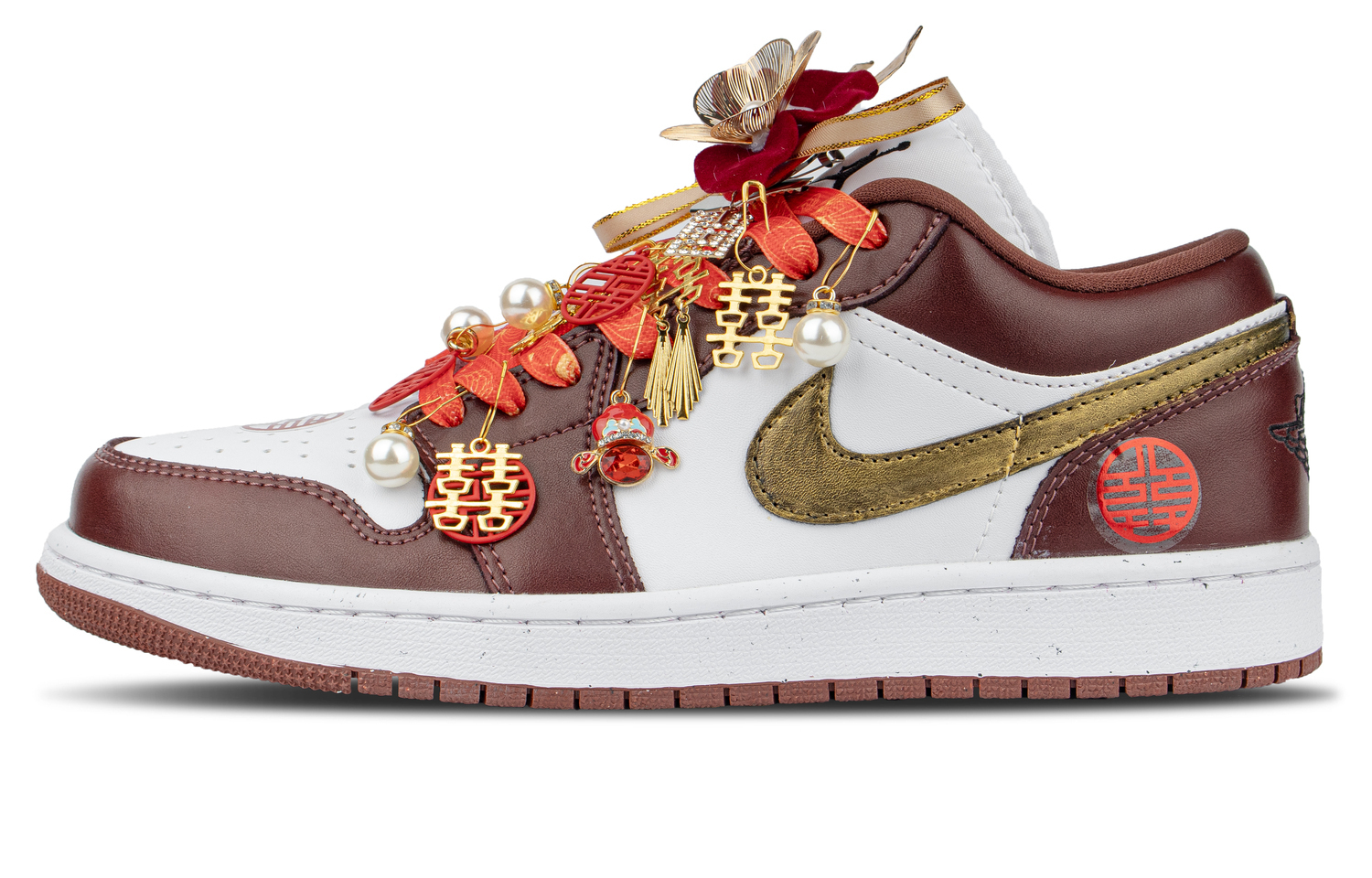 

Jordan Кроссовки Air 1 с увеличенной высотой, средней высоты, винтажные баскетбольные кроссовки, унисекс, красные