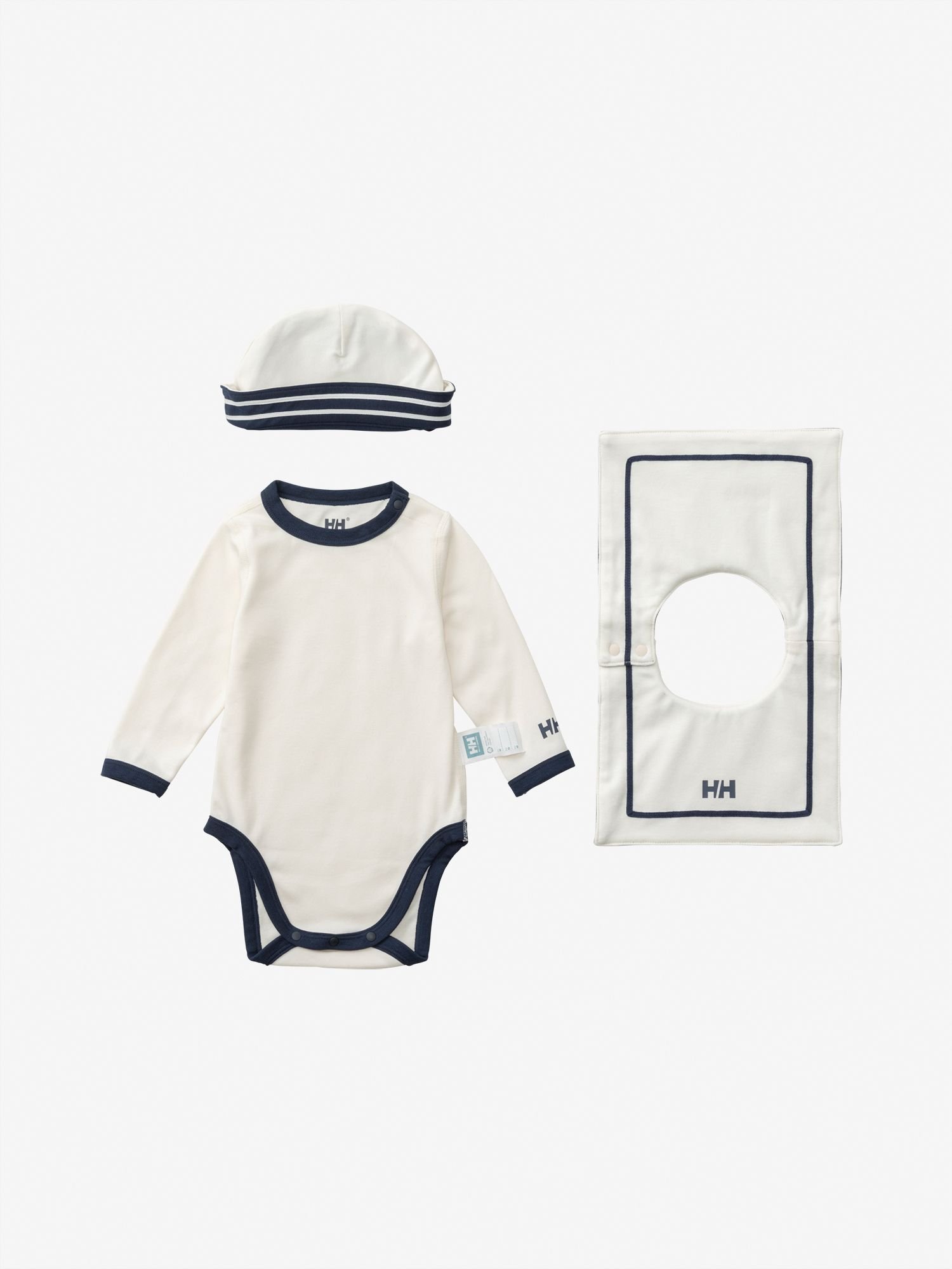 Мой первый комбинезон с длинными рукавами HH Marine Romper Set (для малышей) Helly Hansen, ivory