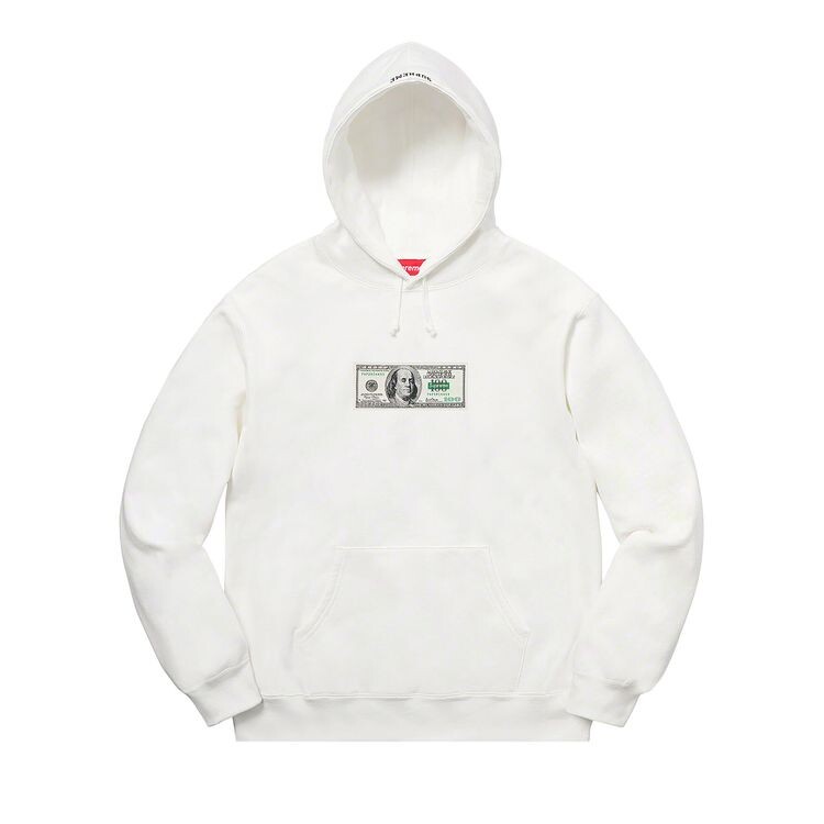 

Толстовка Supreme Franklin Hooded Sweatshirt White, белый