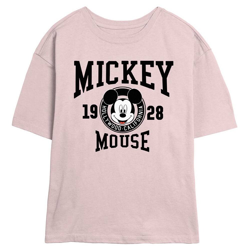 

Футболка с изображением скиммера Disney's Mickey Mouse Hollywood California Juniors, цвет Blush