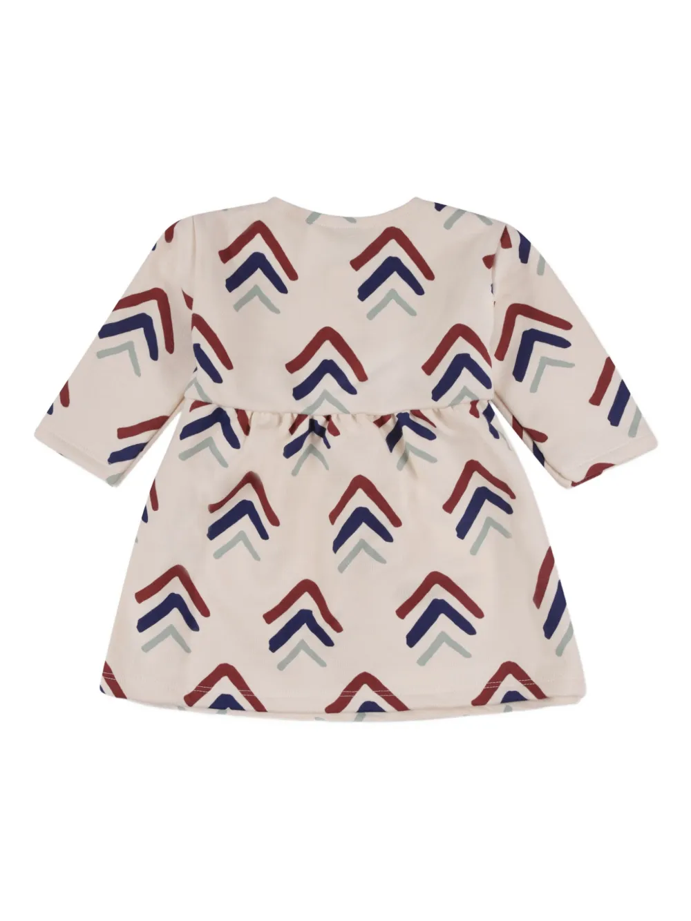 

Платье из органического хлопка с графическим принтом Petit Bateau, нейтральный