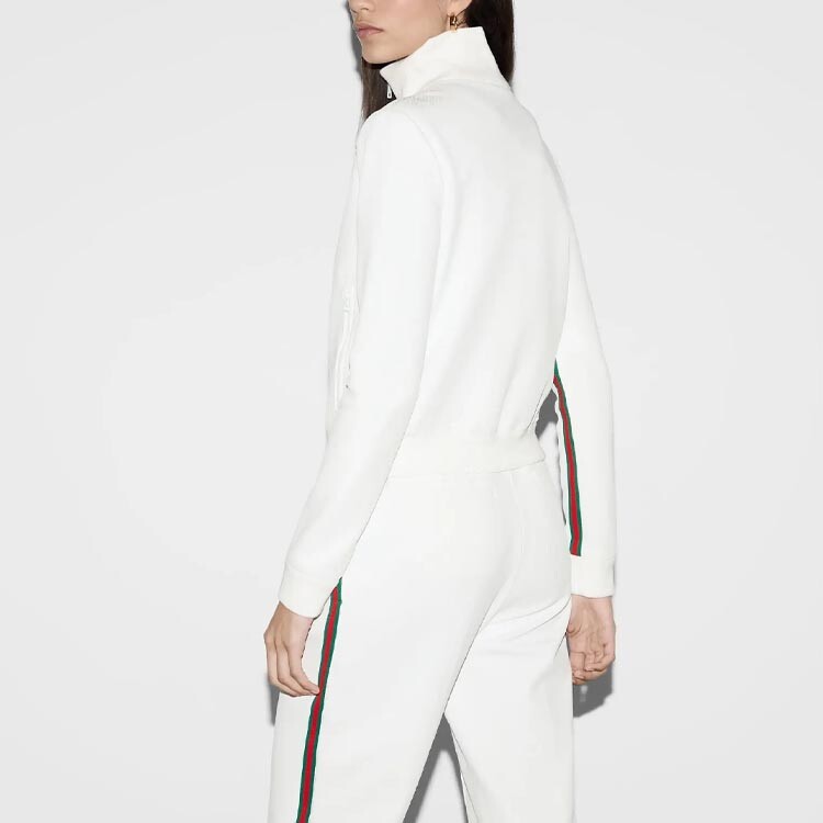 Куртка женская Gucci Off White, Премиальный стиль, Кремовый — фото 4