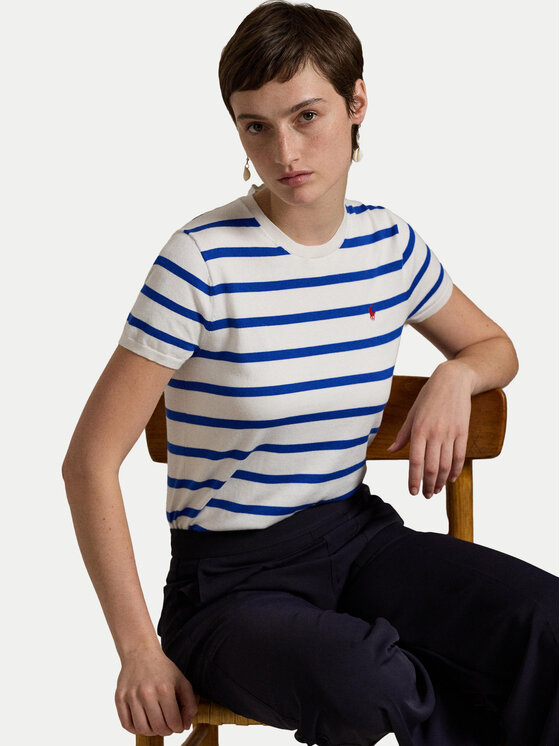 Свободный свитер 211891886006 Polo Ralph Lauren, белый — фото 4