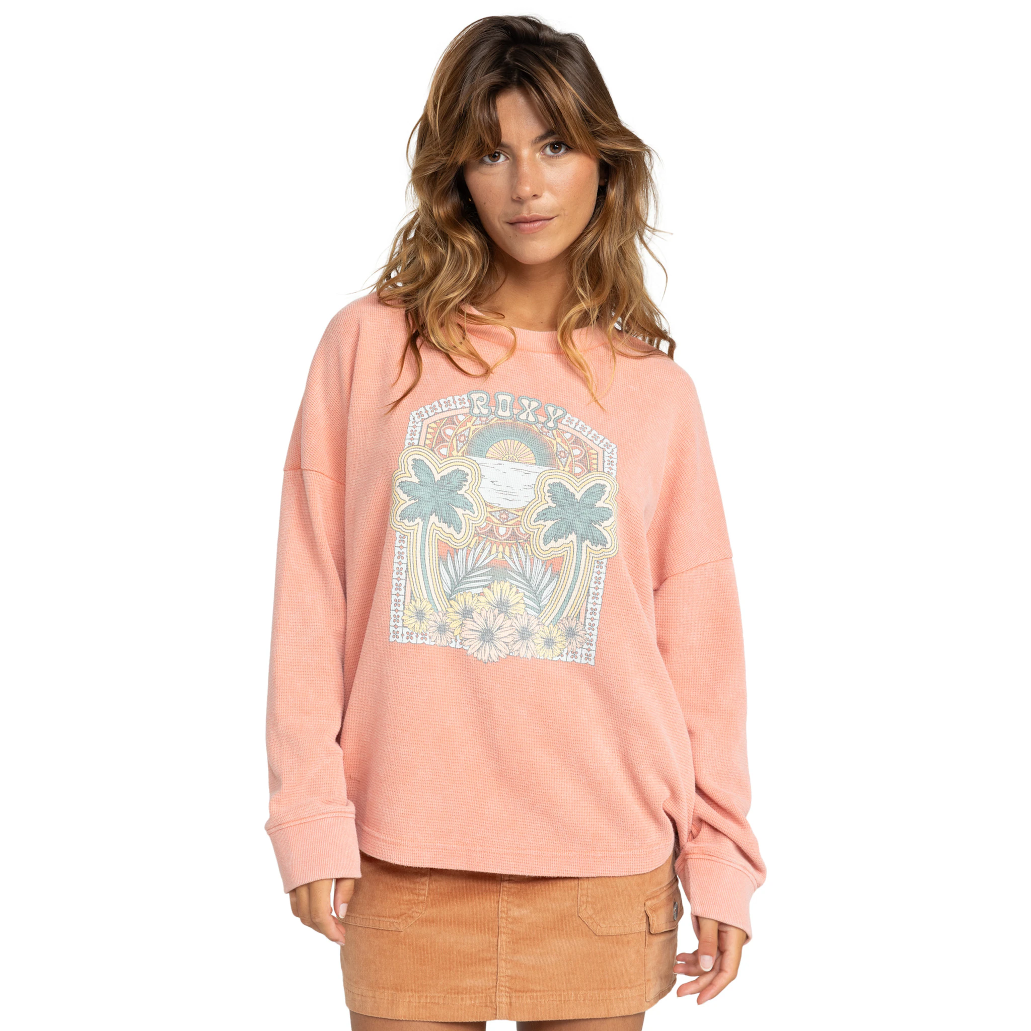 

Толстовка Roxy "EAST SIDE MIDWEIGHT LS", терракотовый