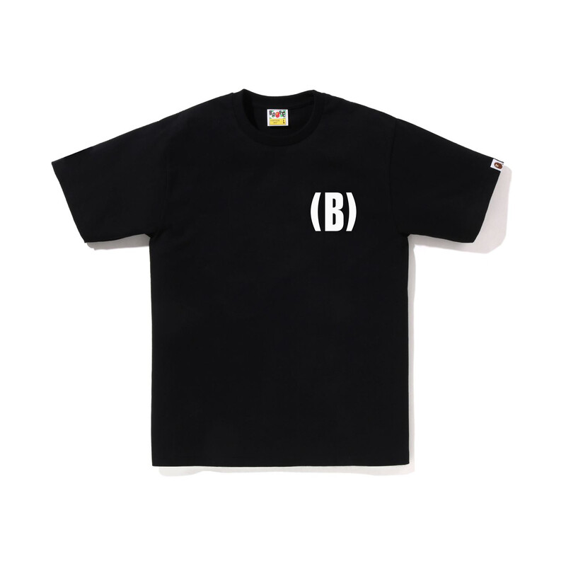 

Футболка BAPE B One Point зеленая A Bathing Ape, фиолетовый