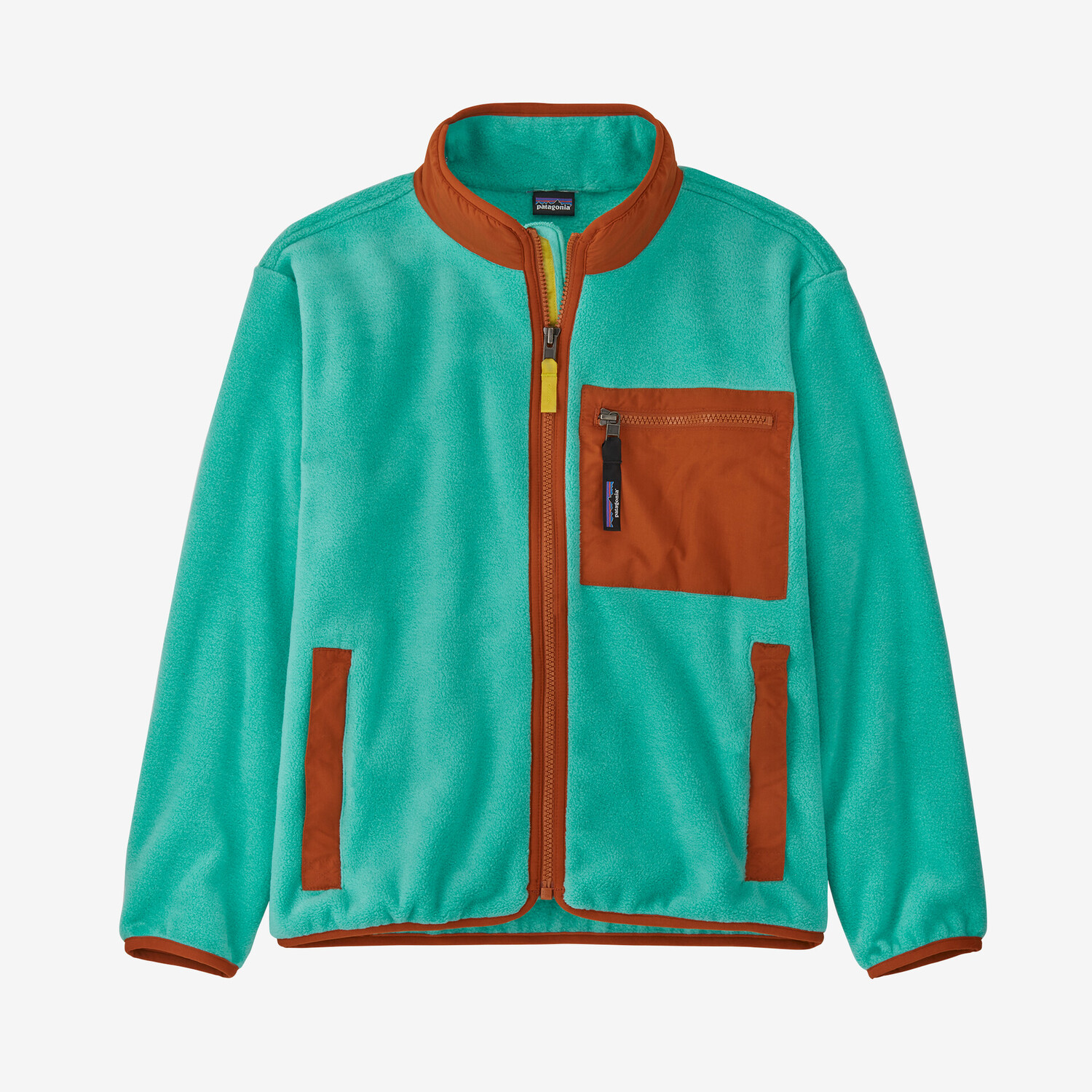 

Детская флисовая куртка Synchilla Patagonia, цвет Fresh Teal