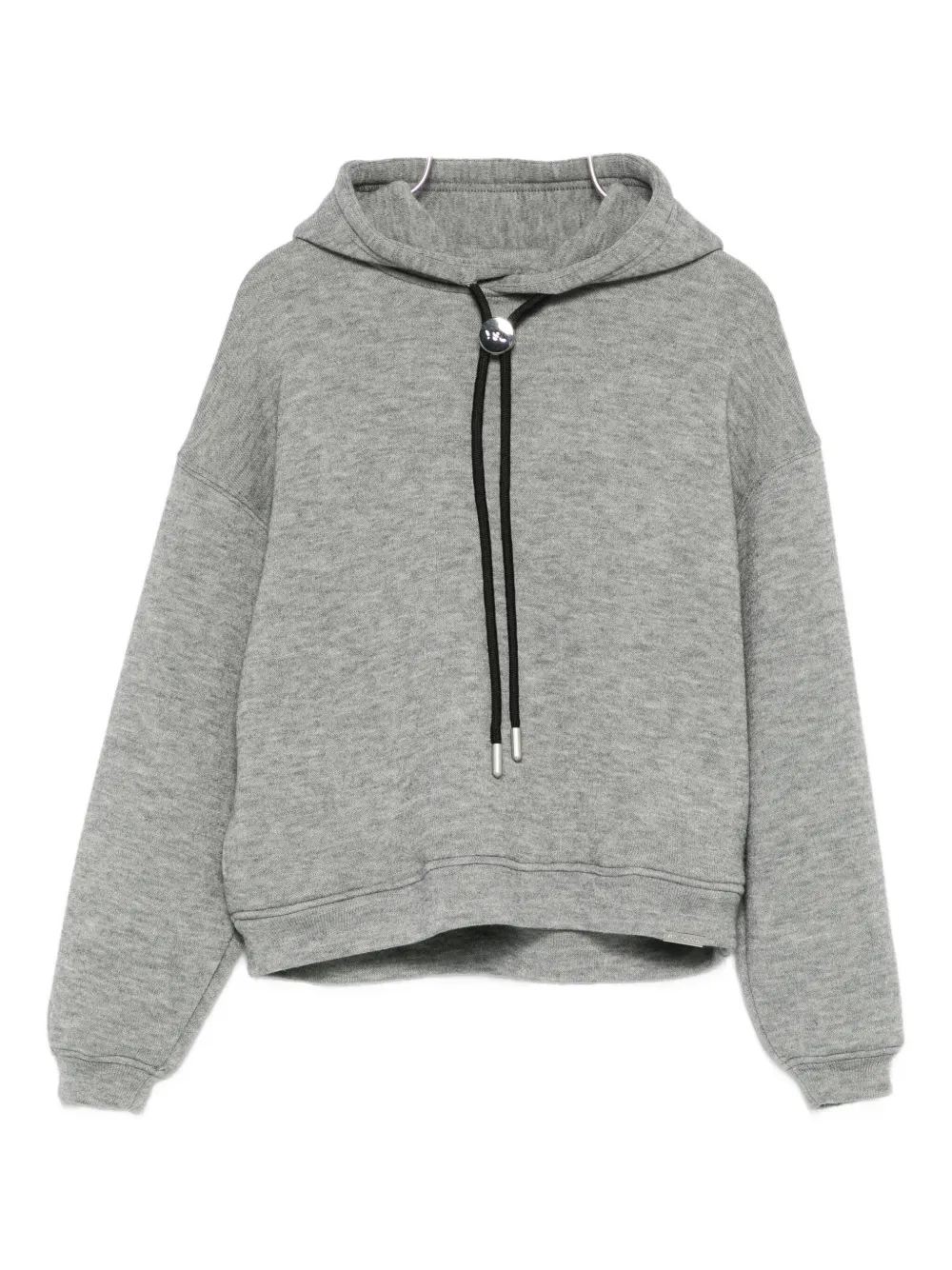 

Хлопковое худи Yes London, серый