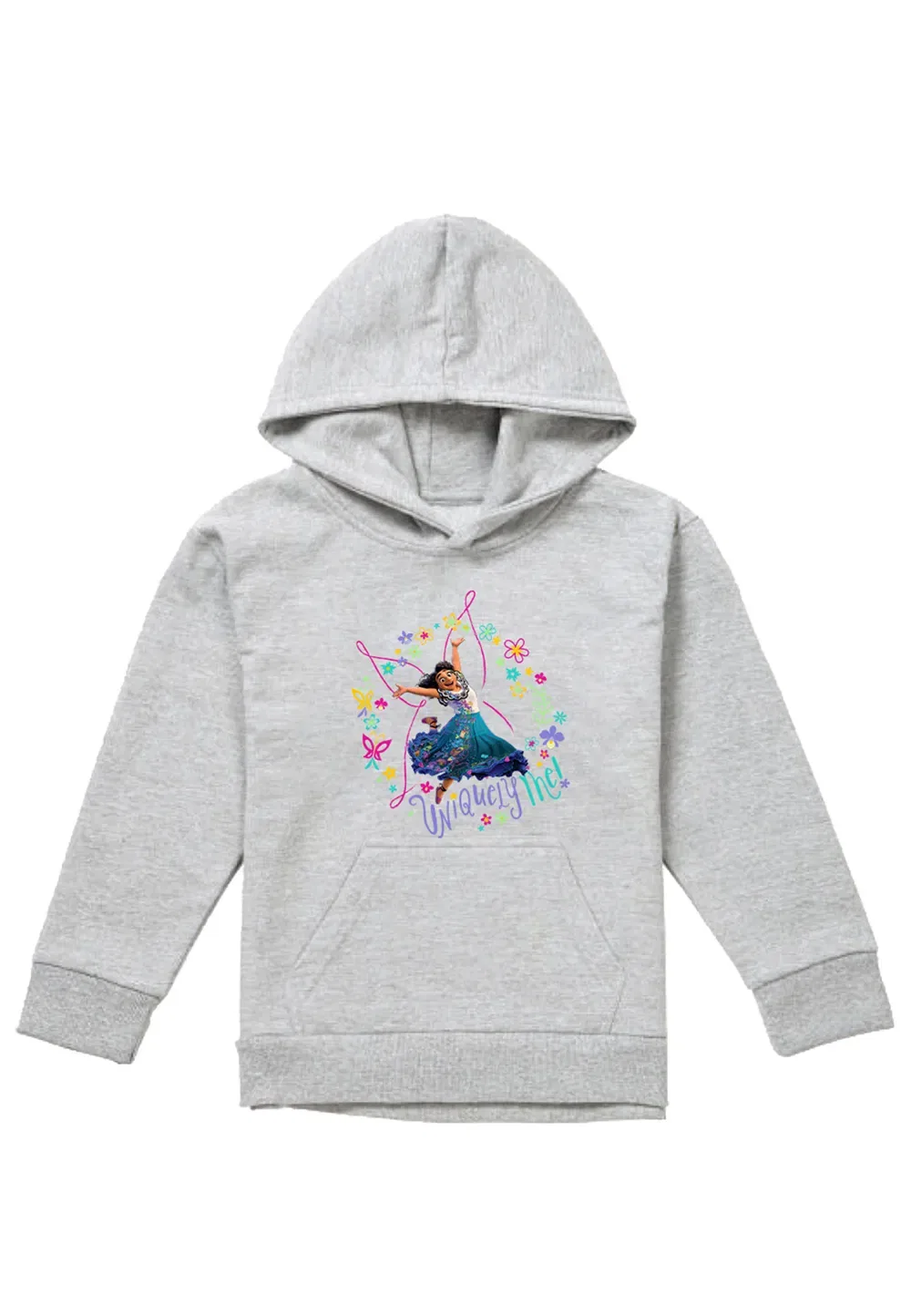 Детская худи Disney Encanto с Мирабель, Athletic Heather, серый
