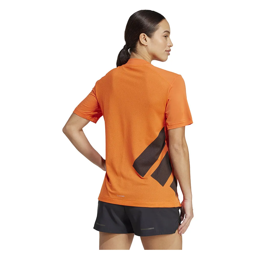 Футболка с коротким рукавом adidas Terrex Xperior Climacool+, оранжевый — фото 2