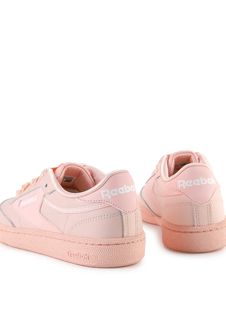 Кроссовки детские спортивные, Club C, Reebok, розовый/белый — фото 3