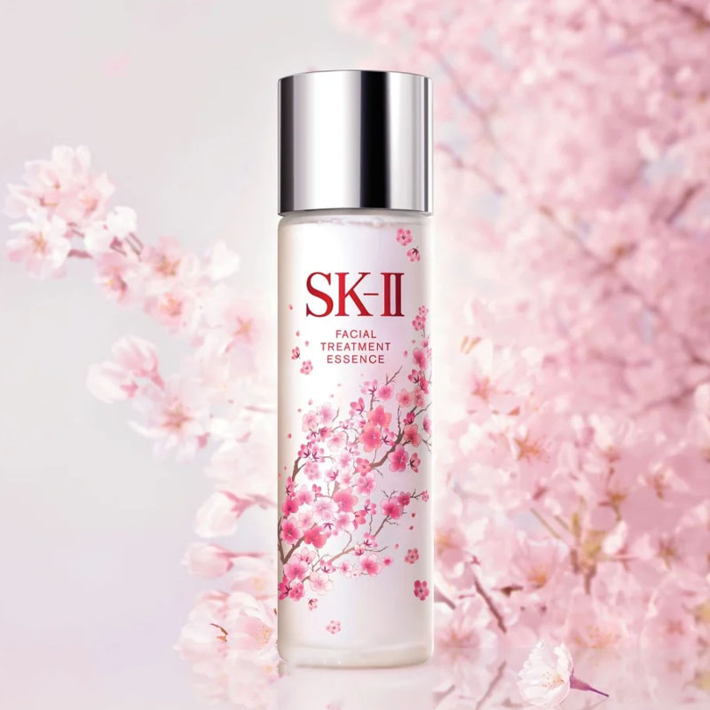 Сыворотка SK-II — Cherry Blossom Limited Edition Godess Water - увлажняющая, осветляющая и контролирующая, 230 мл — фото 3