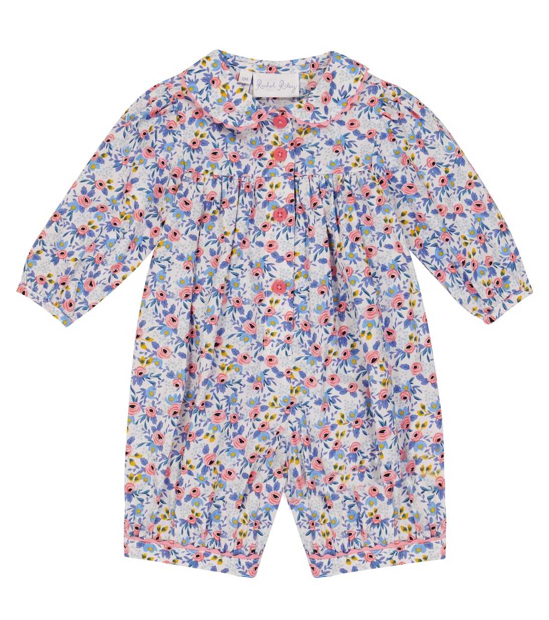 

Хлопковый комбинезон Baby Rose Rachel Riley, синий