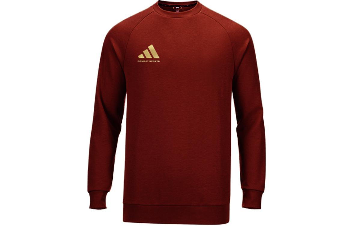 

Толстовка унисекс красно-золотая Adidas, цвет Red Gold