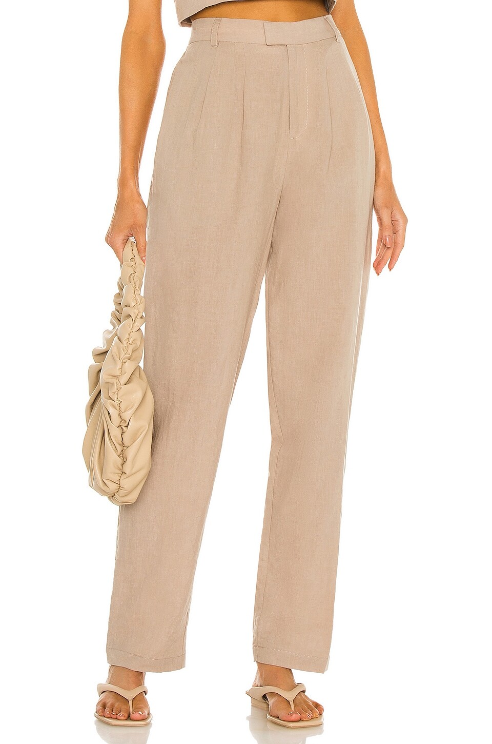 

Брюки L'Academie The Alaina, цвет Mocha Beige