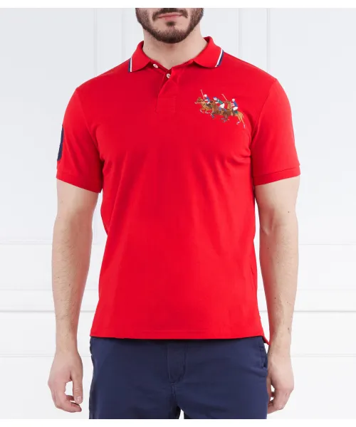 

Футболка поло Slim fit Polo Ralph Lauren, красный