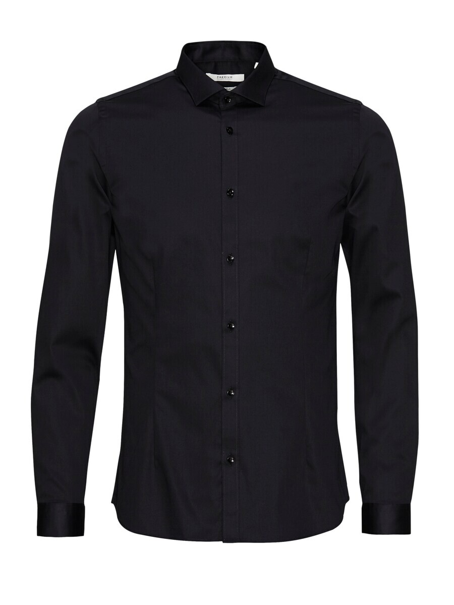 

Рубашка узкого кроя на пуговицах JACK & JONES PARMA, черный
