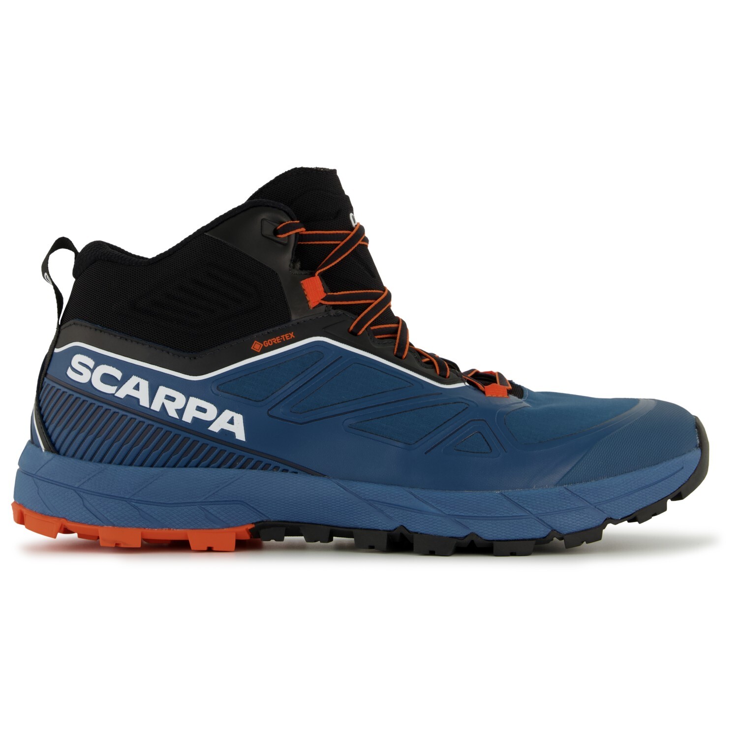 

Походная обувь Scarpa Rapid Mid GTX, цвет Cosmic Blue/Orange