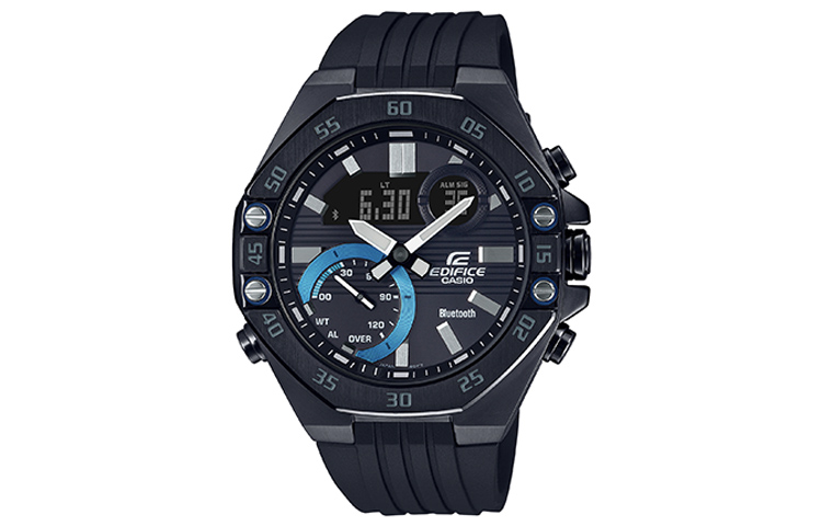 

CASIO Часы Men EDIFICE Blue Watch ECB-10YPB-1A, Black Dial
