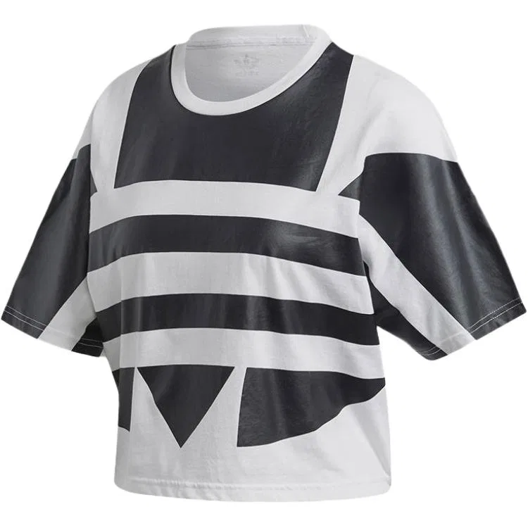 Футболка Adidas Originals бело-черная