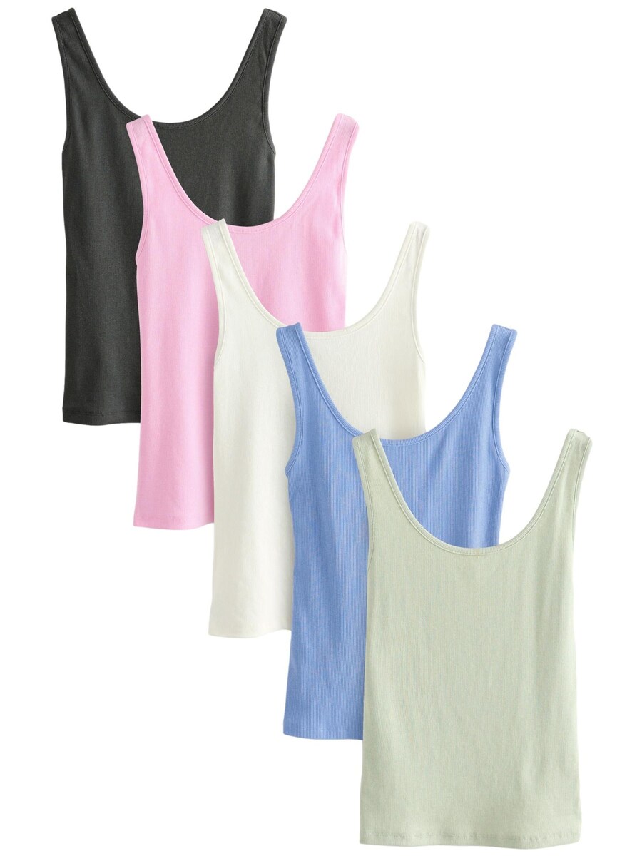 

Топ Next, цвет Blue/Dark grey/Mint/Pink
