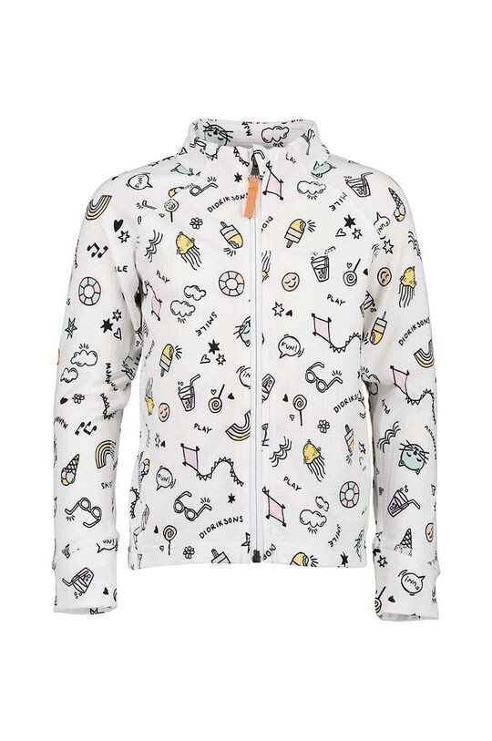 

Didriksons Детская толстовка JADIS PR KIDS FZ, белый