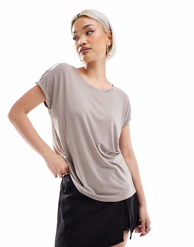 

Футболка Vero Moda oversize в цвете moon rock