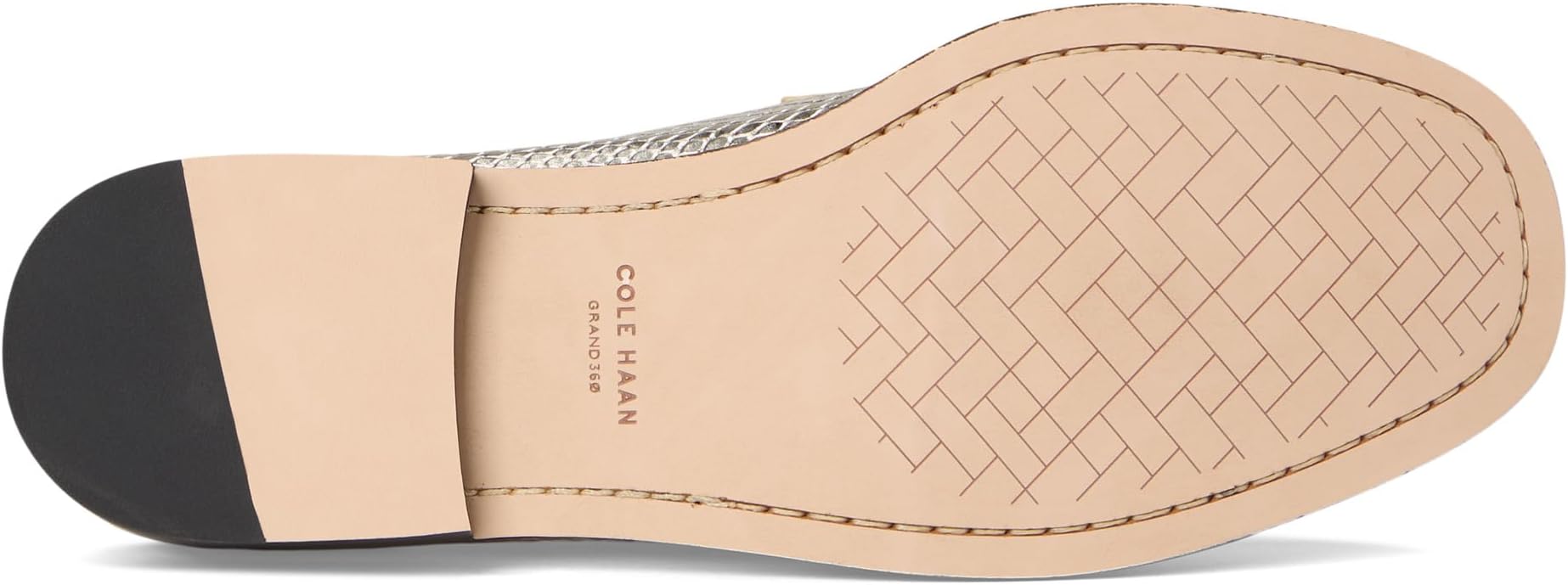 Лоферы Cole Haan Lana Lux Penny Loafers Remastered, цвет Gold Snake Print Leather — фото 3