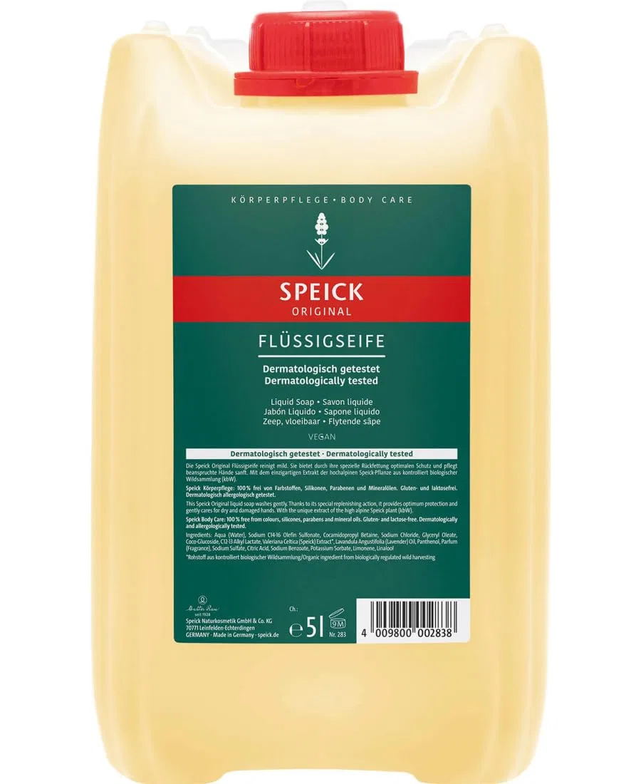 Жидкое мыло Speick Natural, 5-литровая бутылка Speick