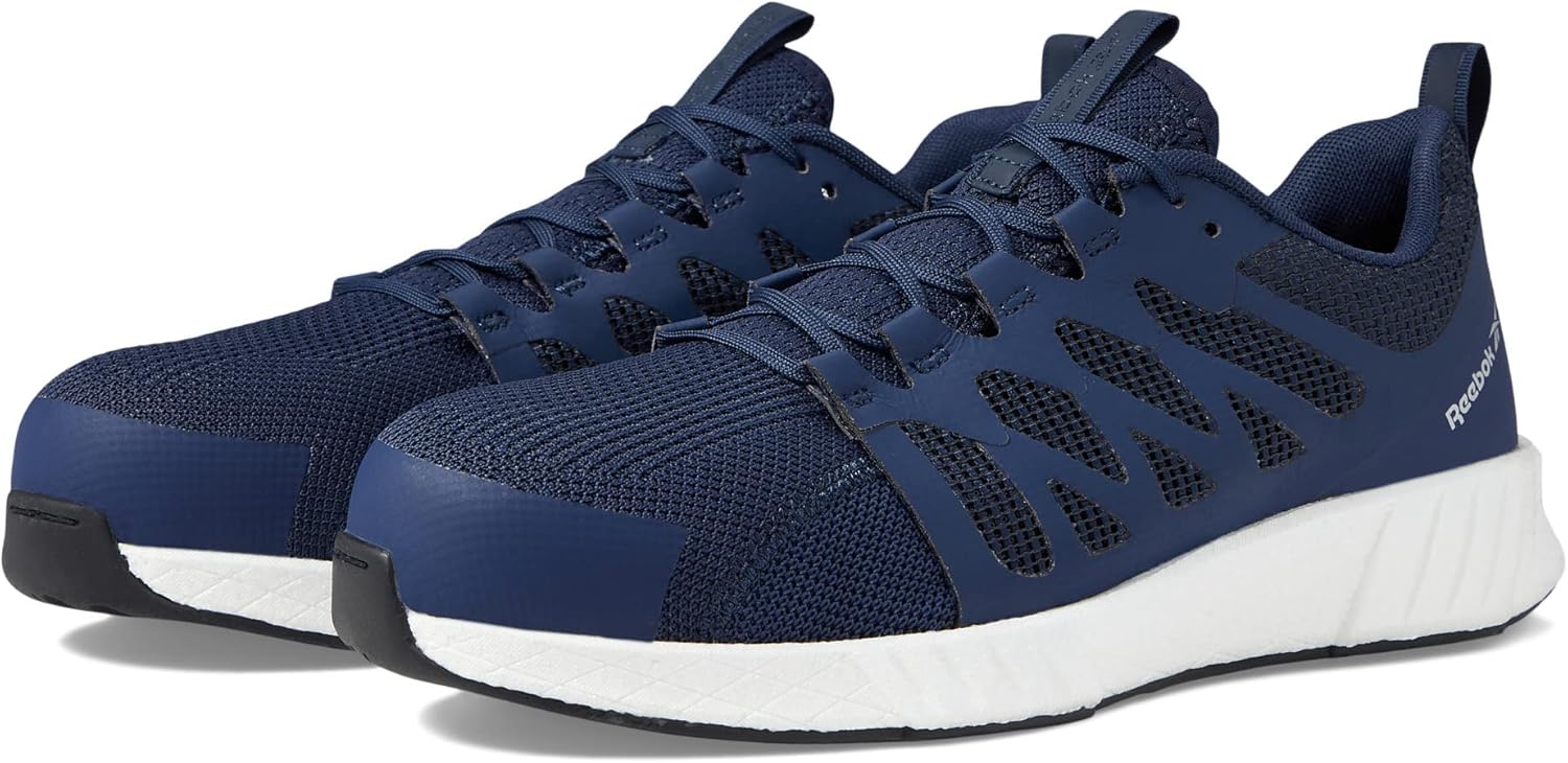Мужские оксфорды Reebok Work Fusion Formidable с защитным носком и средней посадкой, темно-синий