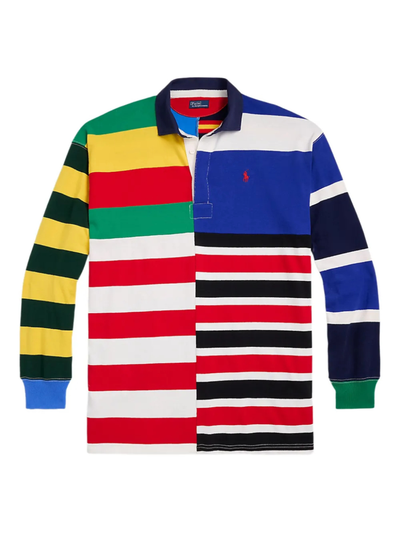 

Polo Ralph Lauren рубашка-регби в полоску, синий