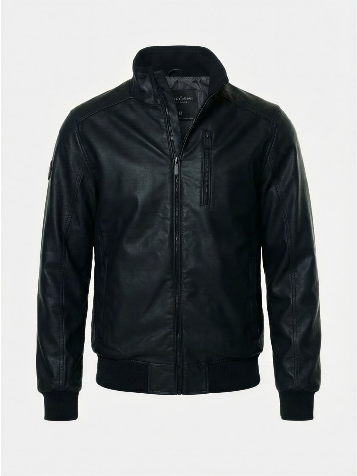 

KOROSHI Черная куртка из искусственной кожи