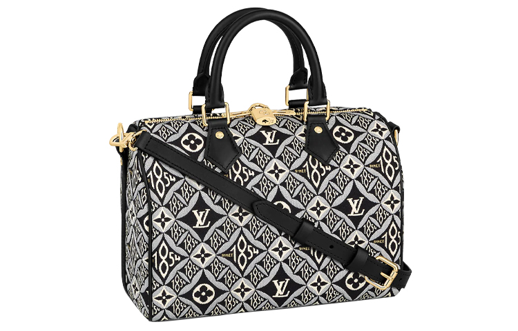 

LOUIS VUITTON Скоростная кожаная сумка-подушка, наплечная сумка, кроссбоди, женская повседневная сумка black