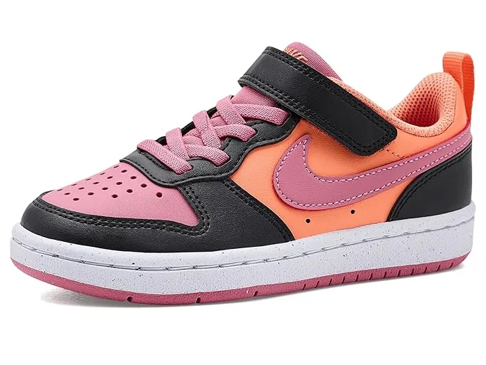 Кроссовки Nike Court Borough Low Recraft, Orange Frost/Peony/Black/Peony — фото 2