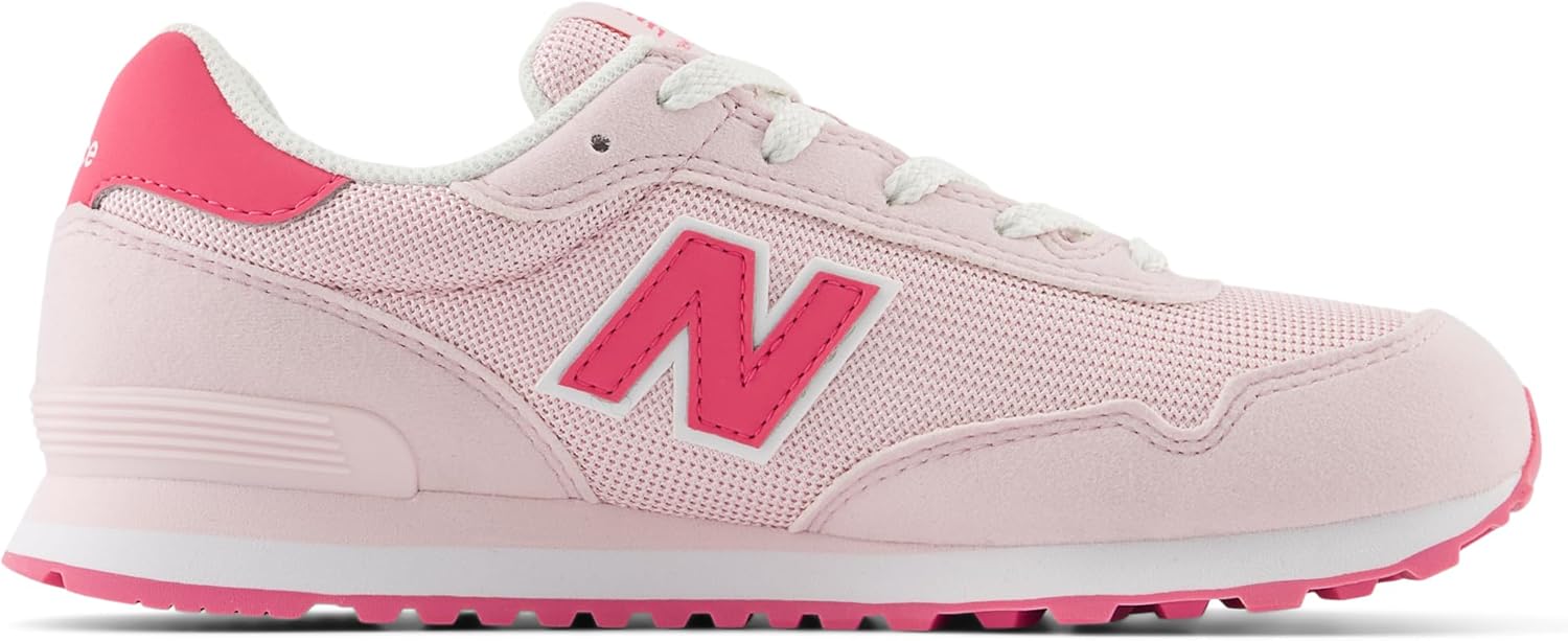 Кроссовки New Balance Kids 515 V1 на шнуровке, розовый — фото 3
