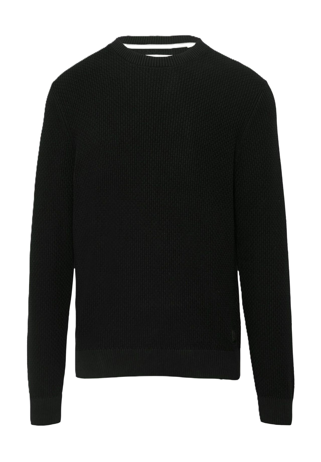 

Вязаный хлопковый свитер мужской S.Oliver, цвет 9999 Grey/black