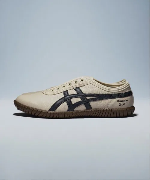 Унисекс слипоны из натуральной кожи Onitsuka Tiger TSUNAHIKI SLIP-ON бежевые