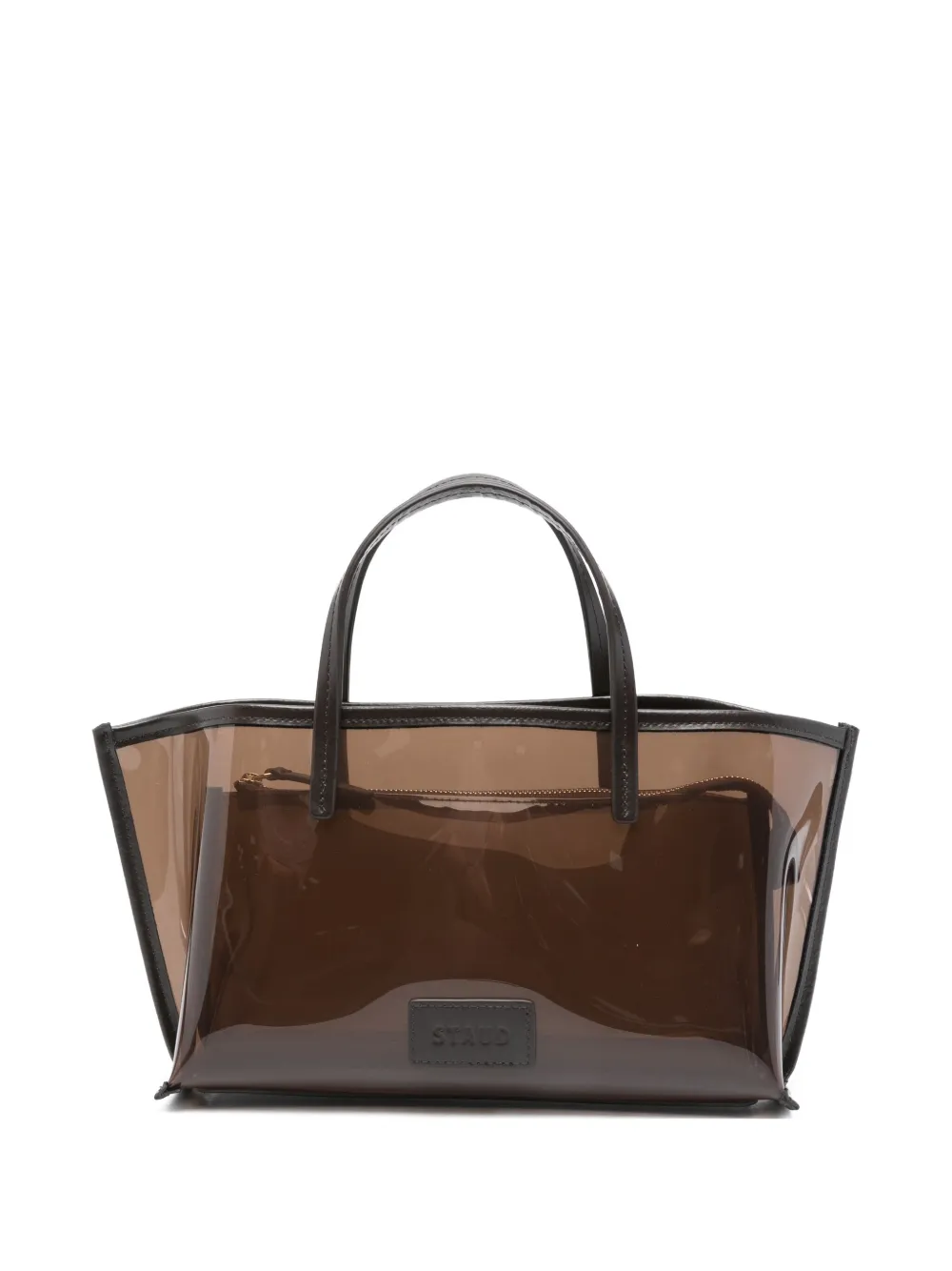 

Прозрачная сумка-тоут STAUD, коричневый