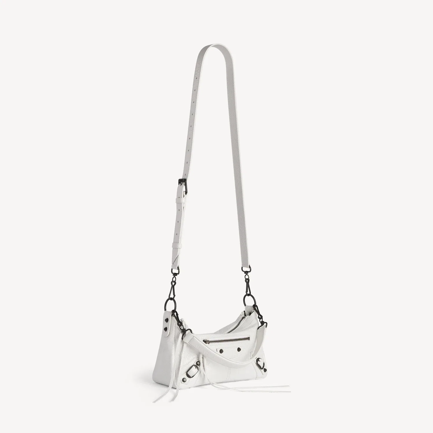 Женская Le City Moto Mini в цвете Optic White BALENCIAGA — фото 2