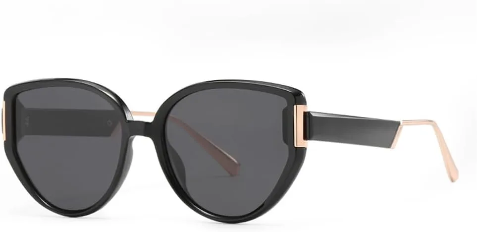 

Женские поляризованные солнцезащитные очки с металлическими дужками, градиентной расцветкой, для использования на открытом воздухе, зеркальные, UV400 HDUBFY, 1