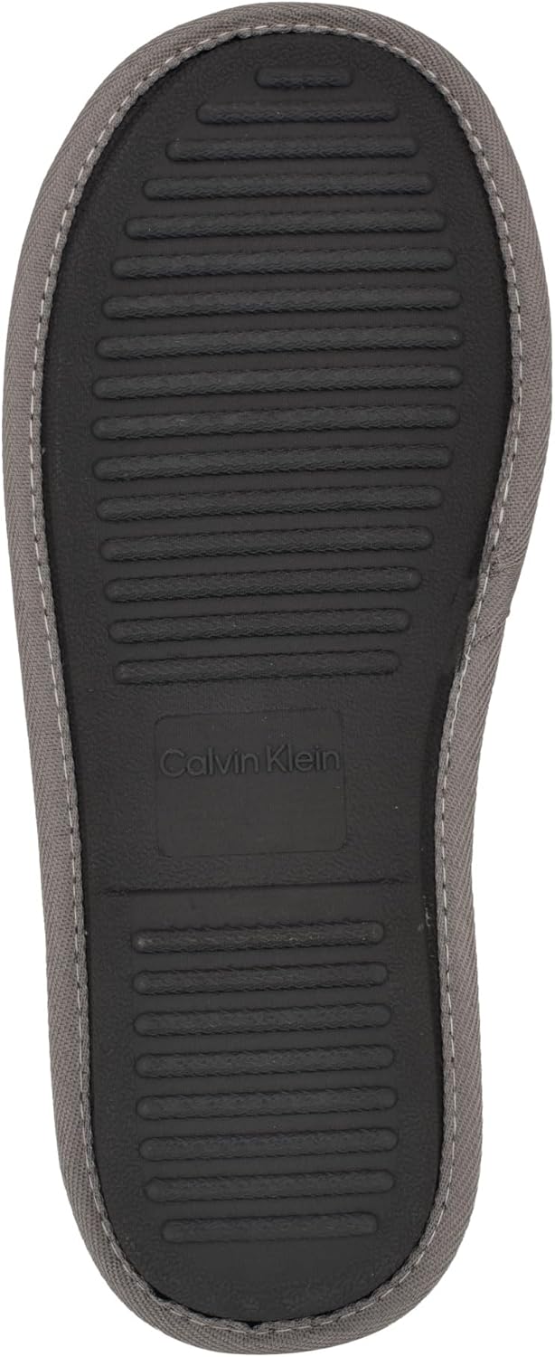 Мужские тапочки Calvin Klein mens Xavery, темно-серый — фото 4