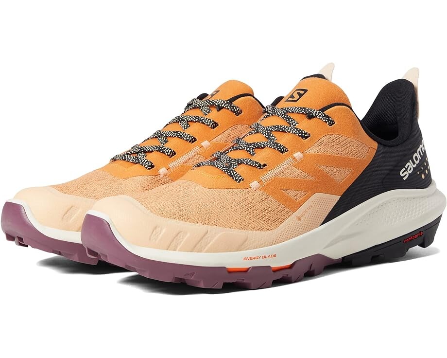 

Походные ботинки Salomon Outpulse GTX, цвет Apricot Buff/Black/Tulipwood