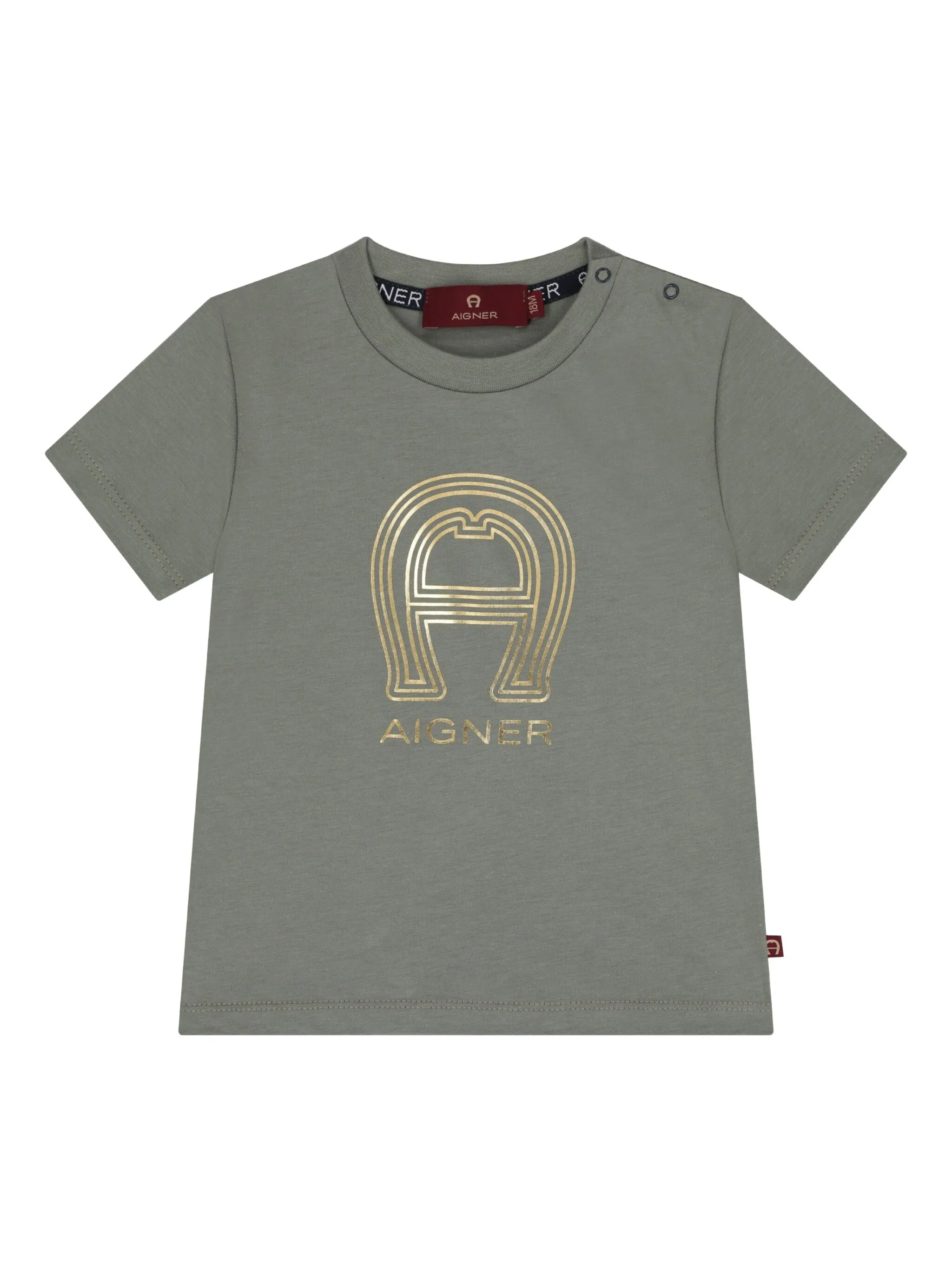 

Футболка с логотипом Aigner Kids, серый