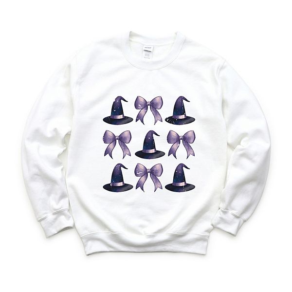 

Свитшот женский с принтом Coquette witch hat collage Simply Sage Market, White, Белый, Свитшот женский с принтом Coquette witch hat collage Simply Sage Market, White
