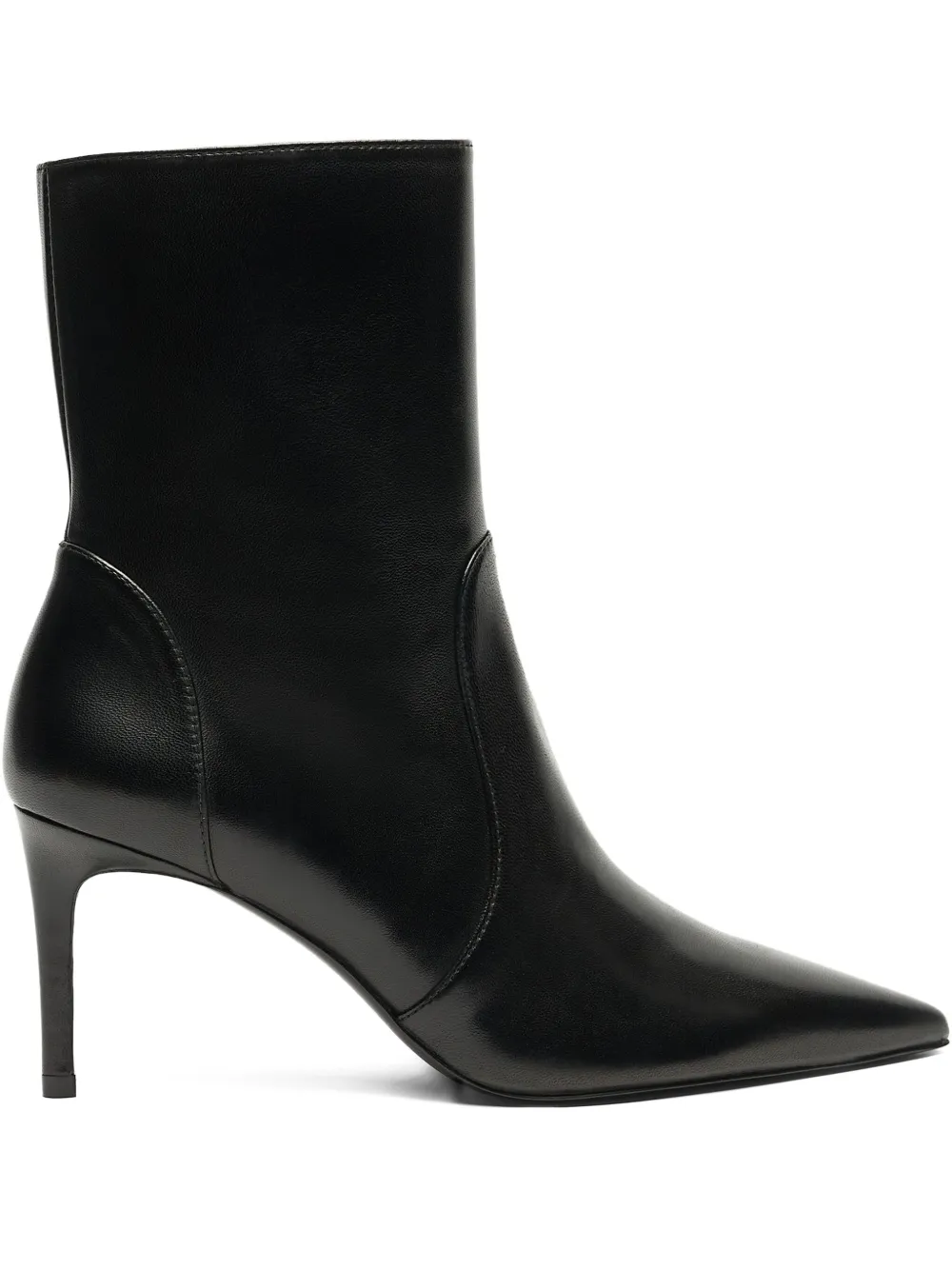 Ботильоны Stuart Power 75 с заостренным носком Stuart Weitzman, черный