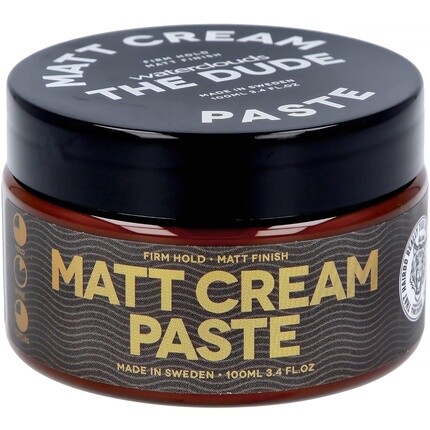 

THE DUDE Matt Cream Paste Matte Pomade 100 мл - Сделано в Швеции Waterclouds