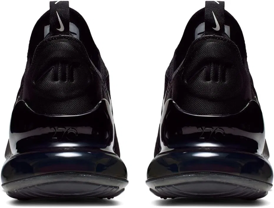 Мужские низкие кроссовки Nike Air Max 270, Black, Anthracite, White, Solar Red — фото 3