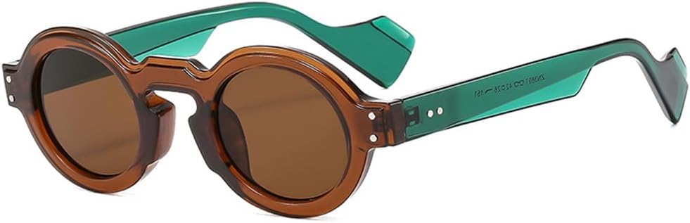 

Солнцезащитные очки Rivet Small Round UV400 для женщин и мужчин, с леопардовым принтом в стиле панк, для занятий спортом на открытом воздухе, бега и путешествий UYPTK, C5